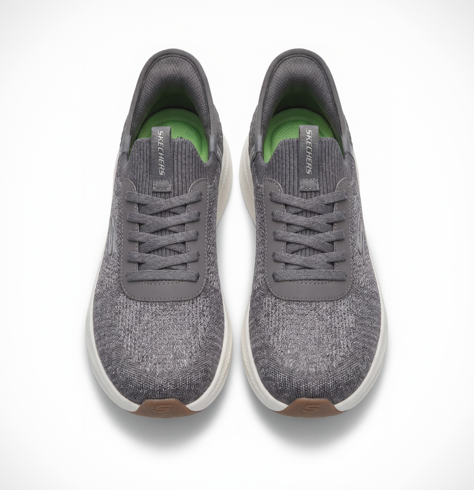 SKACHERS SLIP-INS Gray